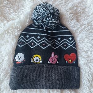 BTS BT21 Fair Isle Beanie Line Friends